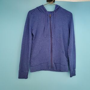 GAP Body Jacket Size Small Blue Hooded Zip Up